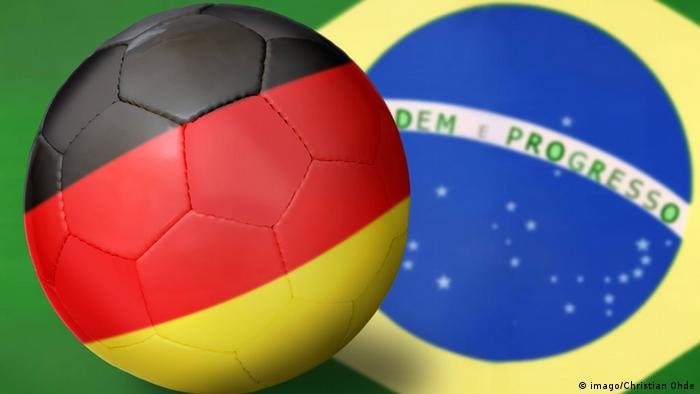 Fußball WM 2014 Brasilien Symbolbild Halbfinale Brasilien - Deutschland