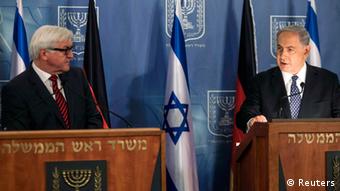 Steinmeier met Netanyahu in Tel Aviv