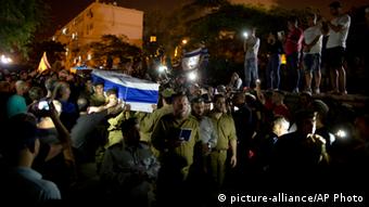 A soldier is buried in Tel Aviv