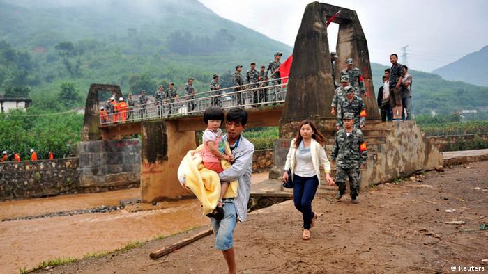 China Erdbeben Provinz Yunnan 04.08.2014