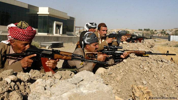 Irak kurdische Kämpfer 10.8.2014