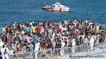 Flüchtlinge aus Palästina und Syrien auf Sizilien (Foto: picture alliance/ROPI)