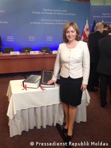 Natalia Gherman Aussenministerin der Republik Moldau