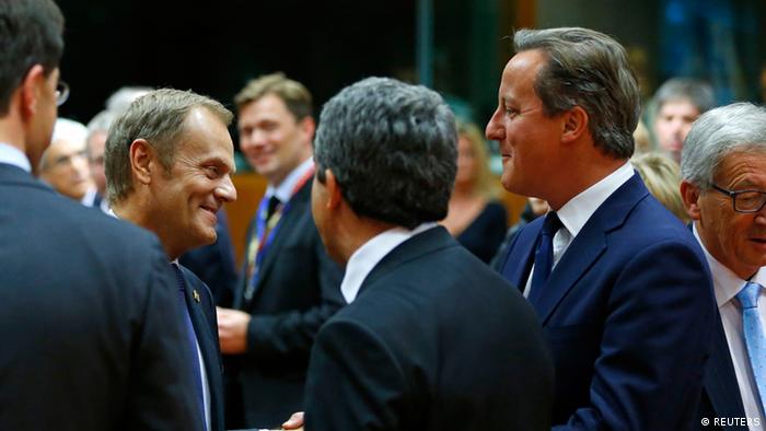 Brüssel EU Gipfel Donald Tusk und Cameron