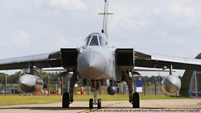 British Royal Air Force Tornado GR4 fighter jet

