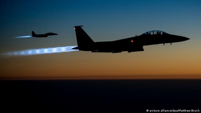Syrien US Kampfjet Jet US Air Force F-15E IS Luftangriff 