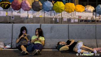 Proteste in Hongkong 03.10.2014