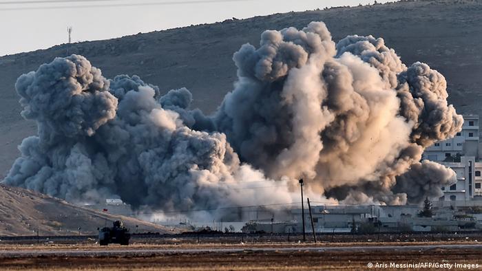 Syrien Kobane IS Terror Grenze Türkei 8. Oktober