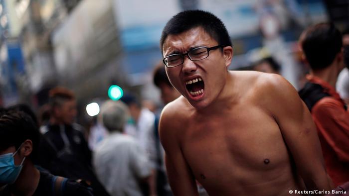 Proteste in Hongkong 17.10.2014