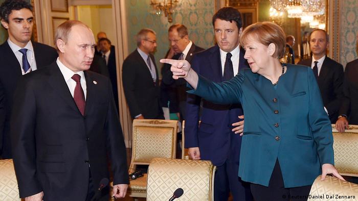 Putin e Poroshenko em Milão: Poucos avanços
