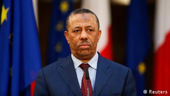 Waziri mkuu wa Libya Abdullah al Thinni
