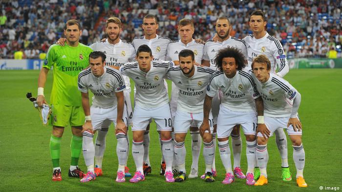 Mannschaftsfoto Real Madrid 16.09.2014