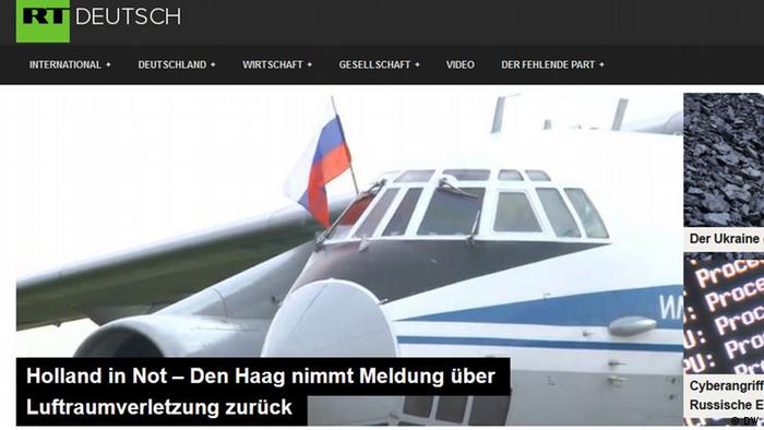 Russia Today şi-a deschis site-ul în limba germană la 6 noiembrie trecut