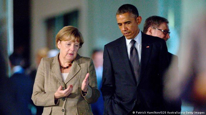 G20-Gipfel in Brisbane Barack Obama Angela Merkel 15.11.2014