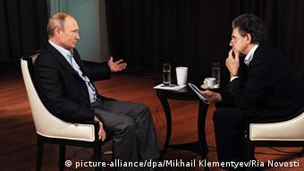 Putin im Interview mit der ARD