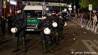 Police at a demonstration in Berlin, Copyright: James Robinson