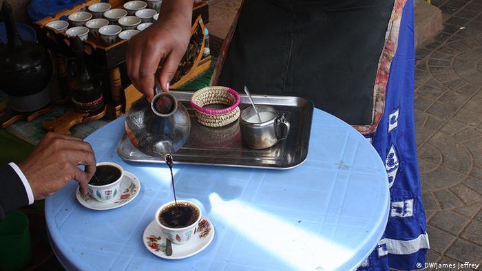 Äthiopien Addis Abeba Kaffee Wirtschaft Roza Melese