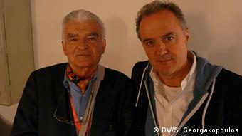 Ο Αργύρης Σφουντούρης μαζί με τον σκηνοθέτη Στέφαν Χάουπτ