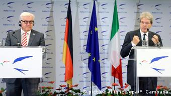 Frank-Walter Steinmeier & Paolo Gentiloni in Rom 28.11.2014