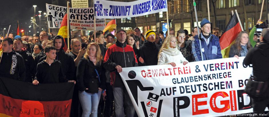 Marchas reúnem pessoas fora do espectro tradicional da extrema direita