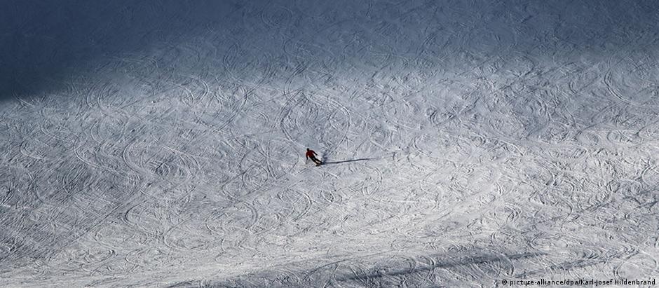 Pista de esqui na Zugspitze