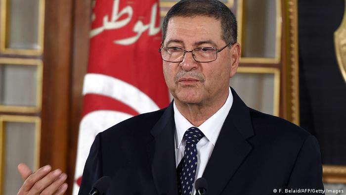 Tunesien Innenminister Habib Essid in Tunis