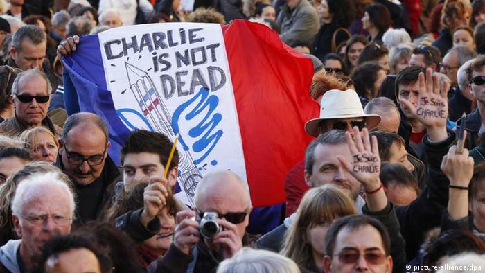 Frankreich / Charlie Hebdo / Demonstration