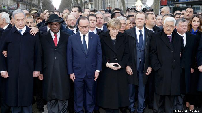 Trauermarsch in Paris 11.1.2015 