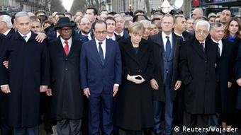 Trauermarsch in Paris 11.1.2015 