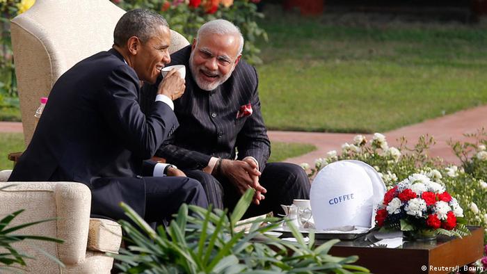 Indien Barack Obama in Neu Delhi 25.01.2015