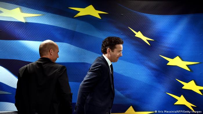 Griechenland PK Jeroen Dijsselbloem & Gianis Varoufakis 30.01.2015