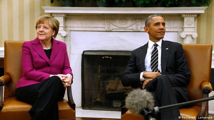Merkel bei Obama 09.02.2015