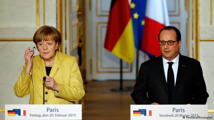Меркель і Олланд пригрозили Росії новими санкціями у випадку зриву мирних домовленостей