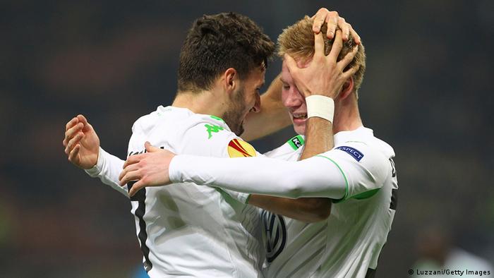 Europa League Achtelfinale Mailand gegen Wolfsburg