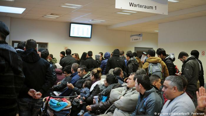 Deutschland Erste Anlaufstelle für Flüchtlinge in Berlin