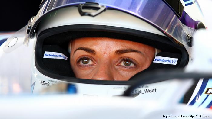 Die britische Formel-1-Testfahrerin Susie Wolff 