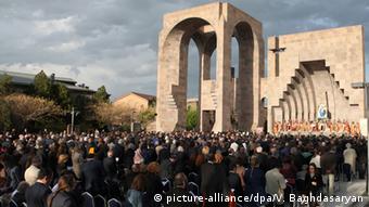 Armenien Völkermord Messe in Eriwan