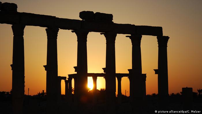 Oasenstadt Palmyra Sonnenuntergang 