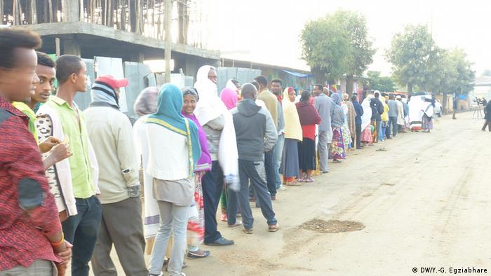 Wahltag in Äthiopien Hosaena	
