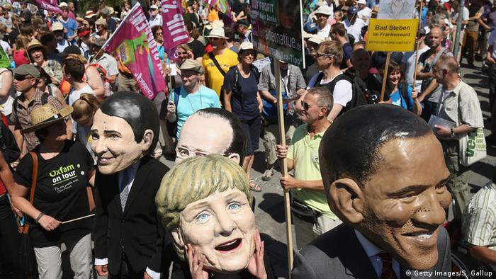 Deutschland G7 Gipfel Proteste