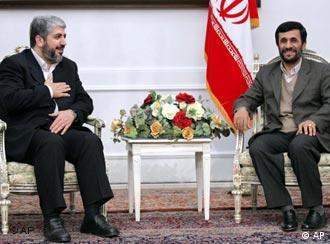 دیدار خالد مشعل و محمود احمدی‌نژاد در تهران