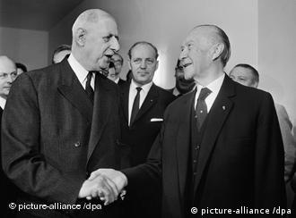 De Gaulle and Adenauer