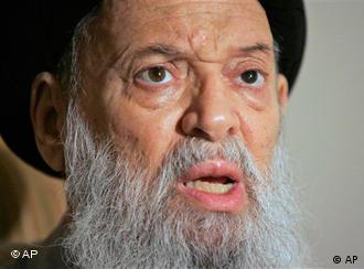 Der libaneische Großayatollah <b>Mohammed Hussein</b> Fadlallah (Foto:ap) - 0,,5759652_4,00