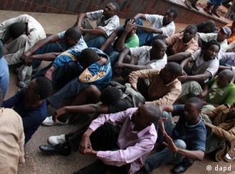 46 social and human rights activists appear in court in Harare, February 2011